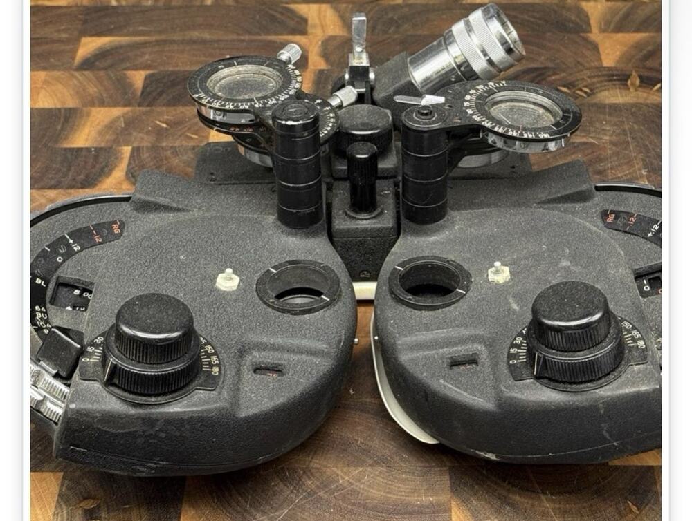 Vintage American Optical Phoroptor Model 590MC Optometry Eye Exam Prop Antique